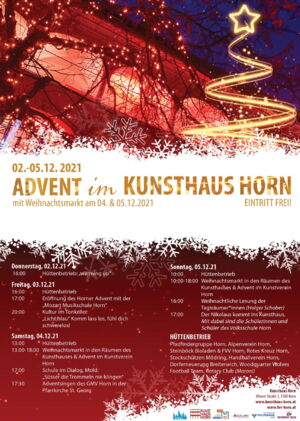 Adventmarkt im Kunsthaus Horn - vom 02.12. bis 05.12.2021